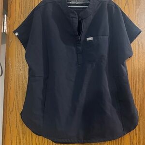 FIGs Rafaela Scrub Top- Dark Blue